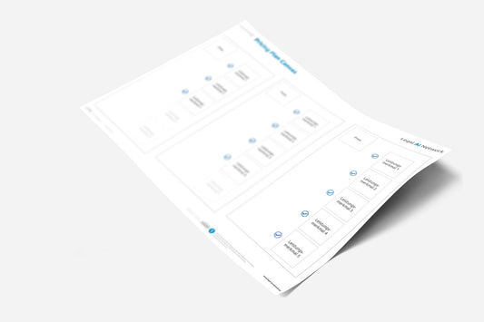 Canvas: Pricing Plan Din A1 (Legal)